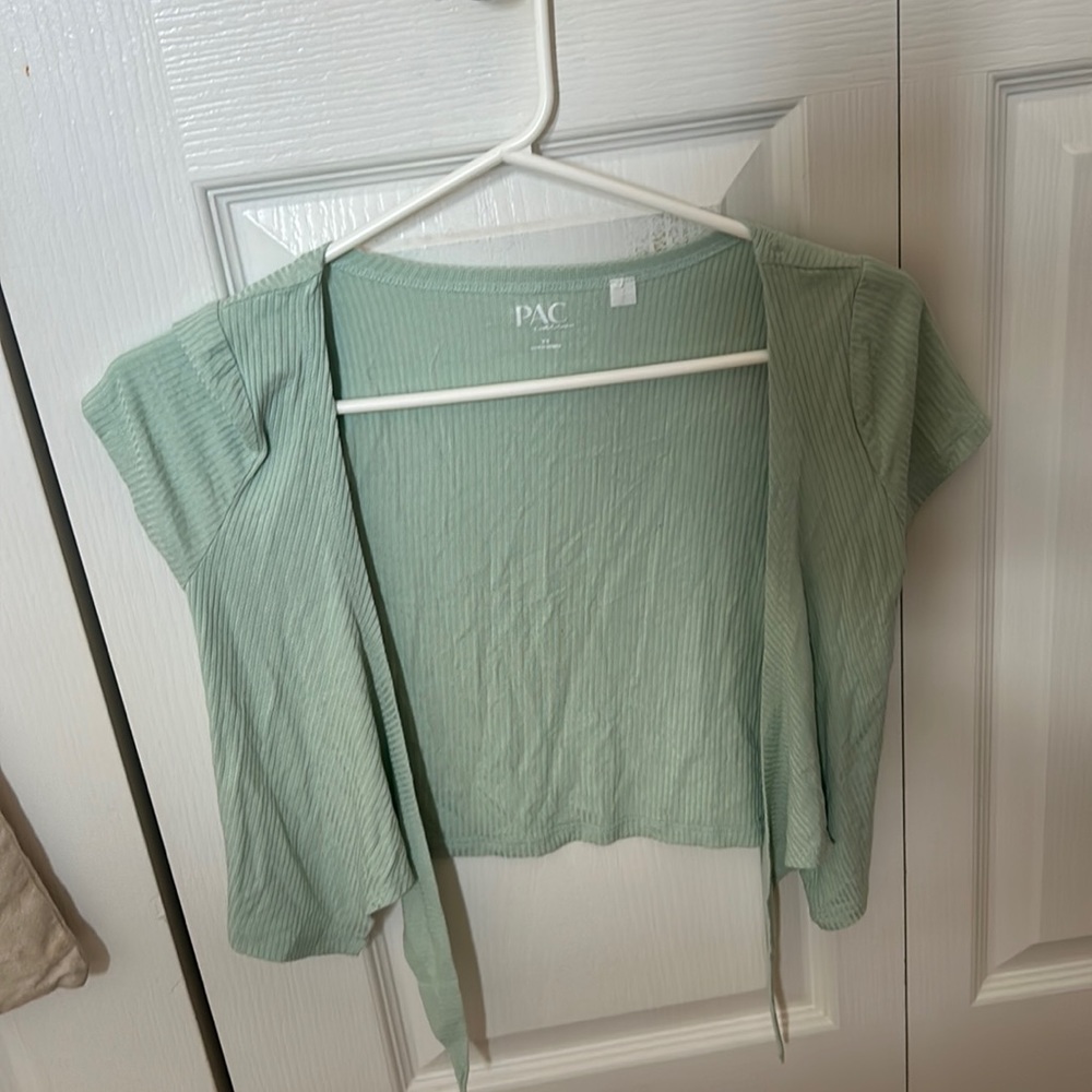 tie front t shirt